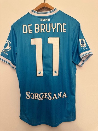 Napoli bruyne match - worn, no