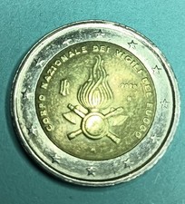 MONETA DA 2 EURO CORPO NAZIONALE DEI VIGILI DEL FUOCO COMMEMORATIVA 2020