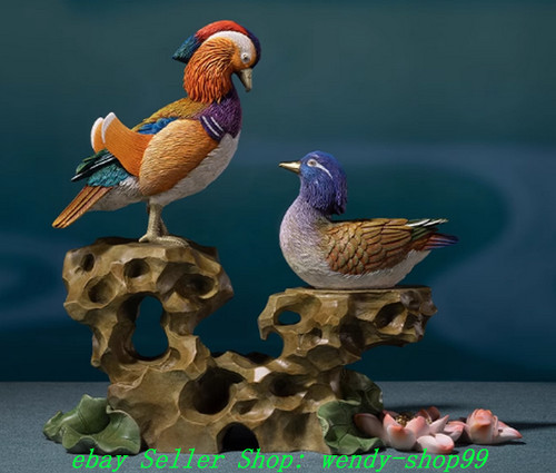 Statua animale loto anatra
