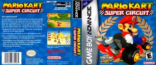 Mario kart super circuit gba - mario,