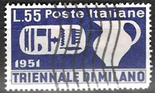 Francobolli Italia 1951 Milano