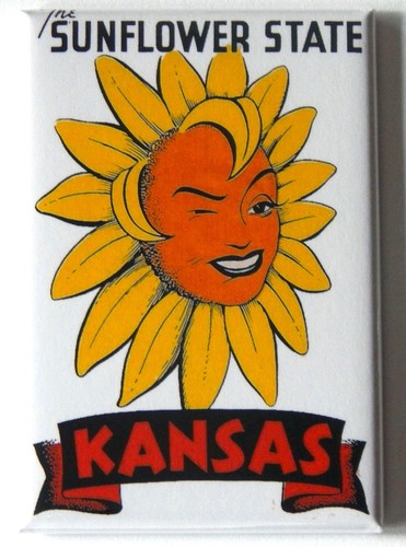 Kansas the sunflower state - "the,