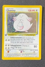 POKÉMON CHANSEY 3/102 Prima 1 Ed EDIZIONE SET BASE Ita No Charizard