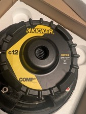 Two KICKER c12 COMP 12in