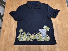 EUC Karen Scott Black Polo