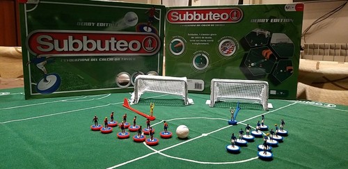 Subbuteo derby edition nuovo - subbuteo,