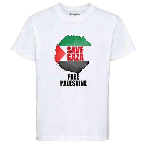 Maglia shirt save gaza free - save,