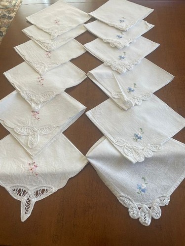 Tovaglioli cotone bianco - n., 12