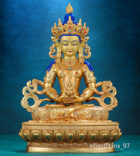Tibet puro rame dorato - 9",