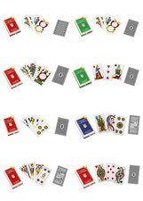 CARTE DAL NEGRO Regionali EXTRA Cartoncino PLASTIFICATE Scopa Briscola a Scelta