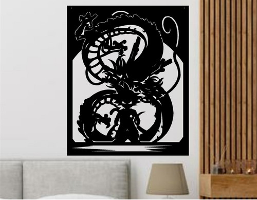 Goku shenron quadro in - goku,