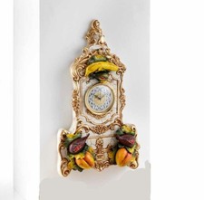 FRUIT WALL CLOCK IVORY AND