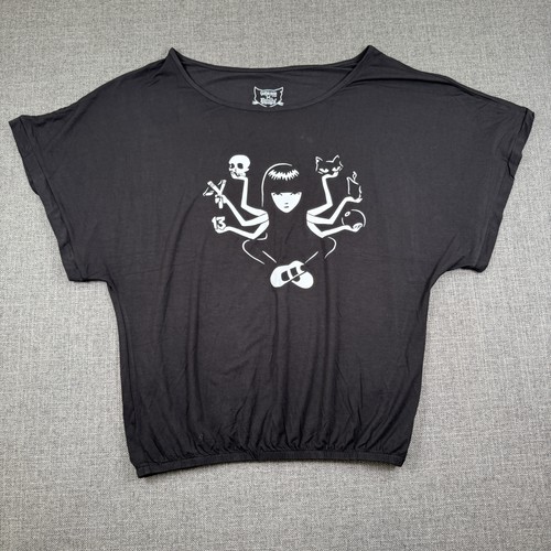 Top donna gothicana emp - by,