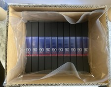 Videocassetta SONY BCT-90MLA Betacam SP grande 90 min 1/2" confezione da 10 NUOVA