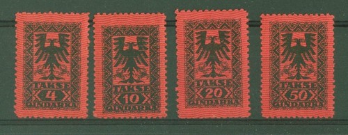 Albania 1922 segnatasse serie - albania,