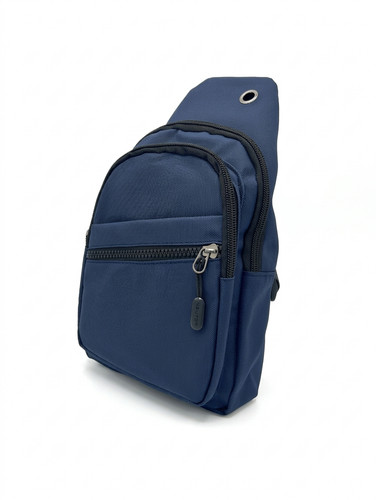 Zaino monospalla blu br03 - blu,