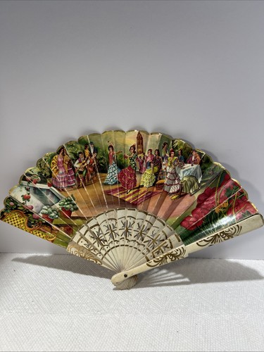 Antico ventilatore spagnolo - , in