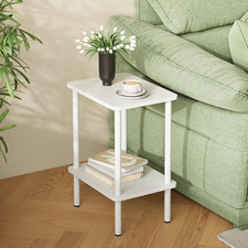 2 Tier Tavolino, Tavolino da Divano in Legno, 30 x 40 x 52 cm, Tavolino piccolo 