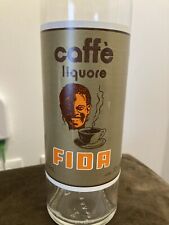 Bottiglia liquore vuota Caffè FIDA vintage da collezione 70 CL anni 70 80 90