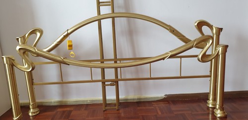 Letto matrimoniale ottone e - in,