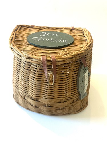 Cesto pesca vintage in - cesto,