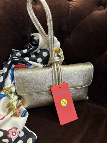 Borsa pelle oro cerimonia - pelle,