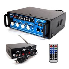 Amplificatore audio bluetooth stereo HI-FI USB AUX FM 2 canali casa auto BT188A