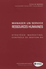 Manager un service ressources