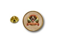 Pin Spilla Rotonda Cane Bracco