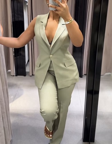 Completo zara verde menta - completo,