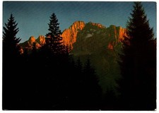 Cartolina 2307. Dolomiti. Tramonto sul Monte Civetta. Viaggiata 1970