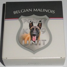 Niue 1 dollaro 1 oz argento Belgian Malinois 2016 in astuccio. Cane Poliziotto K9