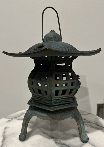 Vintage grande lanterna pagoda - vintage,