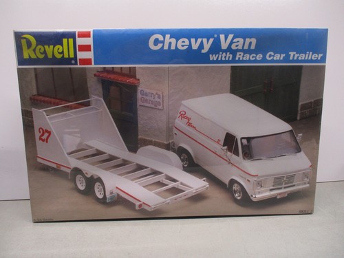 Revell chevy van con rimorchio - chevy,