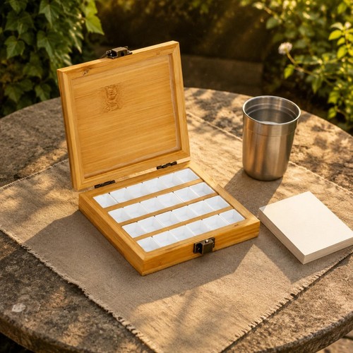 Scatola acquerelli portatile - scatola,