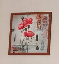 Quadro stampa papaveri di - "papaveri",