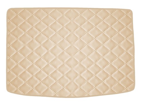 Beige ecopelle trapuntata - beige,
