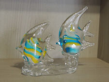 Statuina pesce angelo in vetro di Murano, vintage, Italia - Venezia