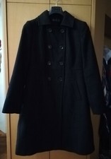 cappotto donna nero taglia 46 OVS doppio petto comodo 