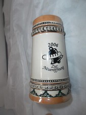  Steingut Bierkrug von