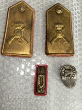 MILITARIA : LOTTO DI SPALLINE A.U. FANTERIA, ALAMARO ,DISTINTIVO AUST