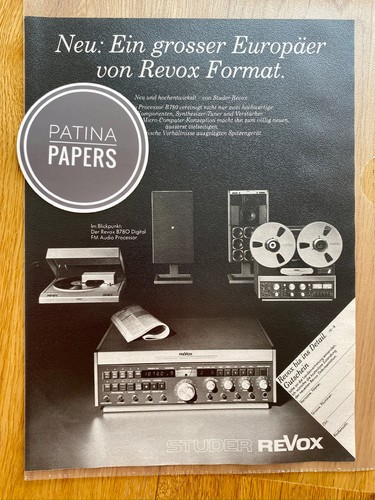 Revox audio processor b780 - audio,