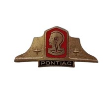 *HH* Medaglia Spilla Placca Logo Pontiac Car Auto Macchine Cars Medal 