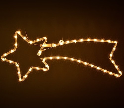 Stella cometa con led luce - stella,