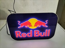 Insegna Luminosa Pubblicitaria Da Collezione Bevanda Red Bull Funzionante