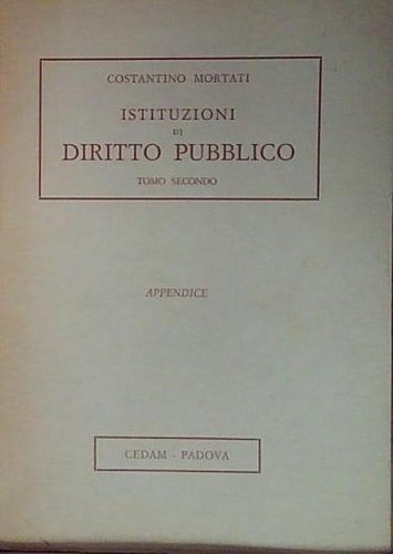 Mortati istituzioni diritto - istituzioni, di