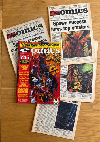 Comics international spawn - 5x,