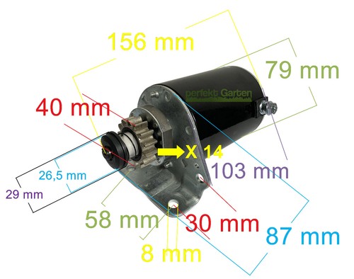 Motorino avviamento starter - , 14