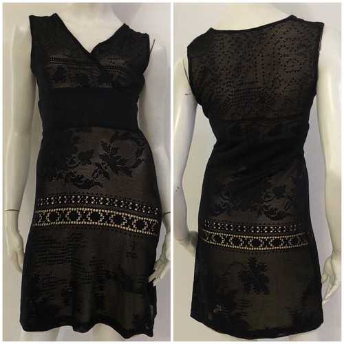 Desigual black perforated - desigual,