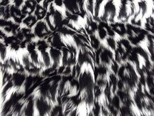 Animale Divertente Pelliccia Sintetica Materiale - Neve Leopardo